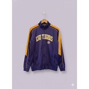 VTG Louisiana State University Men’s LSU Tigers Full Zip Pockets Jacket Coat S